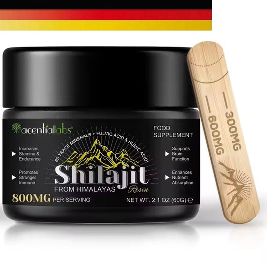Shilajit Original Himalaya Bio, 60g Shilajit Resin Pures Himalaya Shilajit